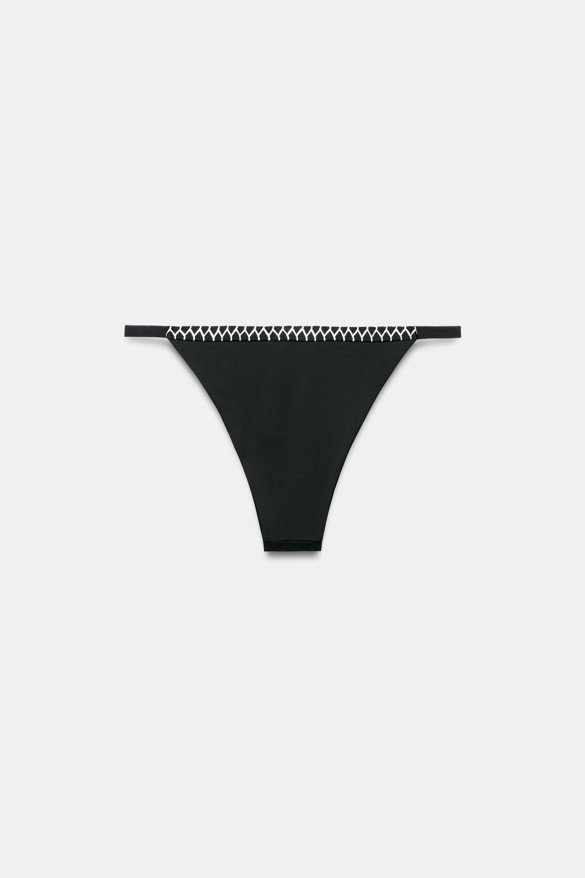 BAS DE BIKINI CROCHET CONTRASTE